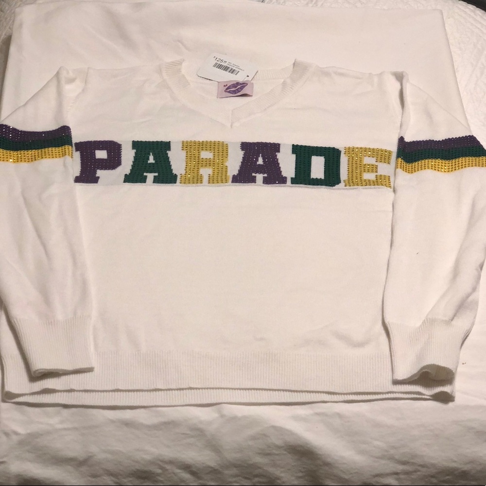 Sparkle City - Mardi Gras Sweater